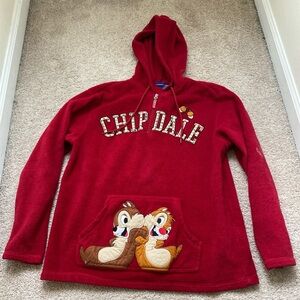 Disney Red Fleece Hoodie